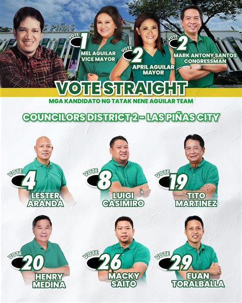 mayor las pinas|Las Pinas Councilors, Mayor, Vice Mayor, Congressman .